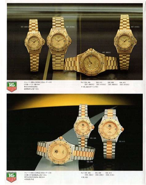 tag heuer watches catalog.